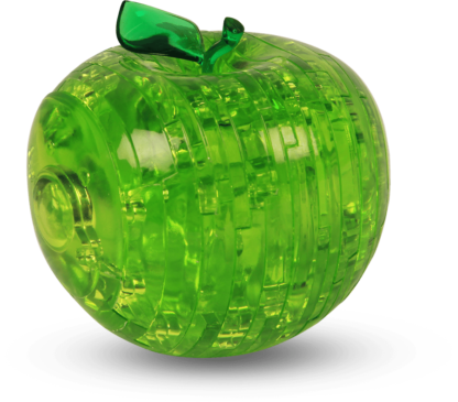 3D Crystal Puzzle - Green Apple
