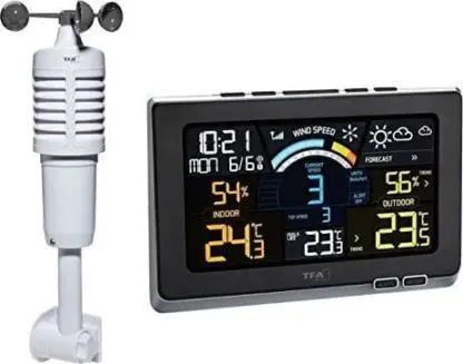 TFA Weather station Spring Breeze with wind speed indicator