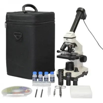 Omegon Microscope MonoView, MicroStar, achromat, 1280x, LED - Image 5