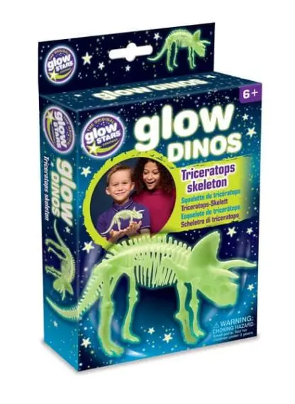 Glow-in-the-Dark Dinos Triceratops Skeleton