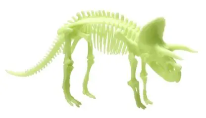 Glow-in-the-Dark Dinos Triceratops Skeleton - Image 4