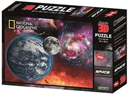 National Geographic Space Landscape 3D Puzzle 500pcs