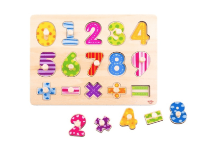 Wooden Wedges Numbers and Symbols - Image 4