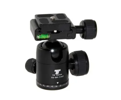 TS-Optics BH-51AT compact Ballhead for Photo Tripods - 8kg load capacity
