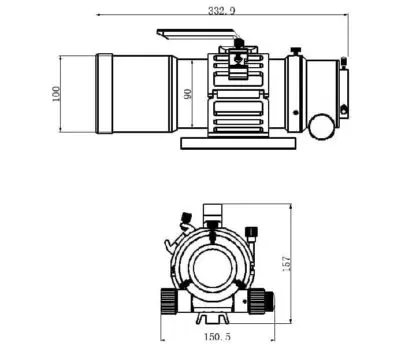 TS-Optics 76EDPH - 6-element Flatfield Apo 76 mm aperture F/4.5 - Image 8