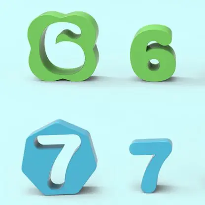4 in 1 Wooden Rainbow Stacking Fishing Number Puzzle - Image 6
