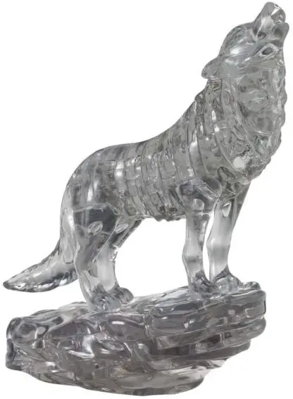 Crystal Puzzle Wolf Black 37pcs
