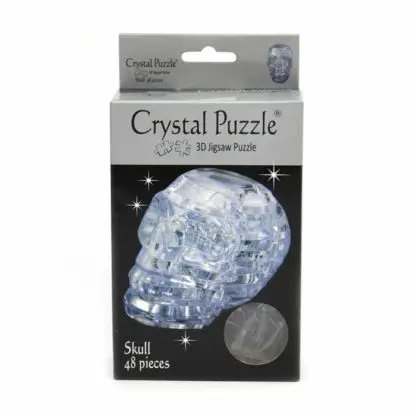 Crystal Puzzle Skull Clear 49pcs - Image 2