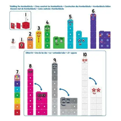 MathLink® Cubes Numberblocks 1-10 Activity Set - Image 2