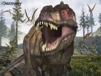 Puzzle 3D with Figurines T-Rex 100pcs 31x23cm - Image 2