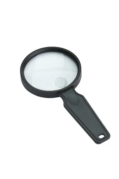MagniView™ 2x Power 3.25” Acrylic Lens HandHeld Magnifier with Spot Lens