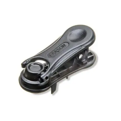 MicroMini™ 20x LED Lighted Pocket Microscope with Built-in LED and UV Flashlight, Smartphone Digiscoping Adapter Clip - Image 4