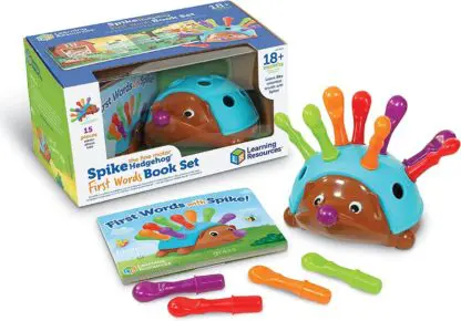 Spike The Fine Motor Hedgehog® First Words Book Set