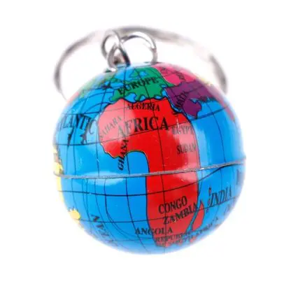 Keyring Globe 42mm