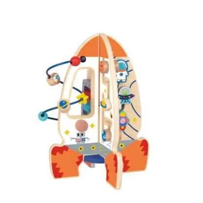 Multi-Activity Wooden Rocket