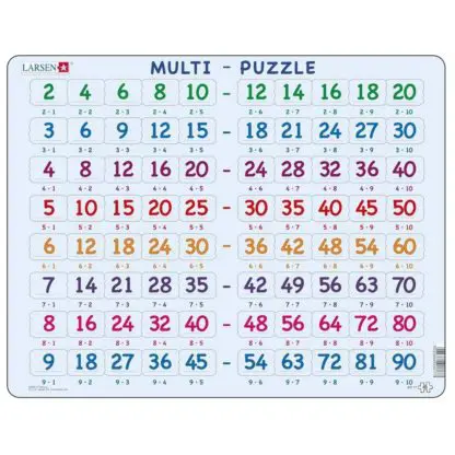 Puzzle Multiplication 58pcs