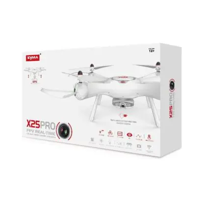 Syma: Syma X25 PRO (GPS, 720p FPV remote control rotating WiFi camera, 2.4GHz) - White - Image 2