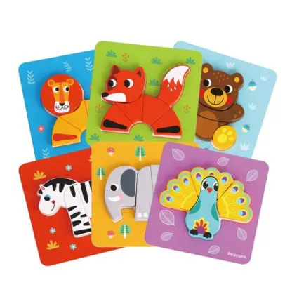 6 in 1 Mini Animal Puzzles - Image 2