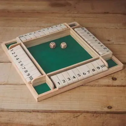Shut The Box - Wooden Game (4 Players) - Image 4