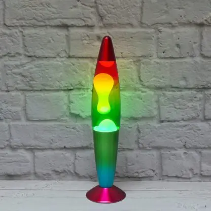 Λάμπα Λάβας Ουράνιο Τόξο - Lava Lamp Rainbow - Image 2