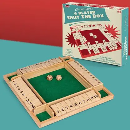 Shut The Box - Wooden Game (4 Players) - Image 2