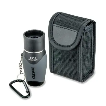 MiniMight™ 6x18mm Compact Pocket Monocular with Carabiner Clip - Image 4