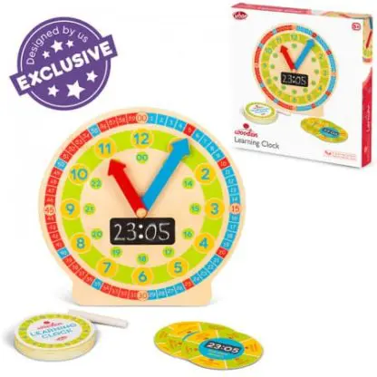 Wooden Learning Clock