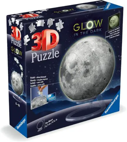 Ravensburger 3D Puzzle Glow in the Dark Moon (72 pieces) - Image 5