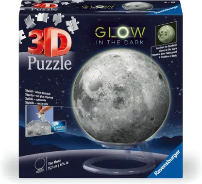 Ravensburger 3D Puzzle Glow in the Dark Moon (72 pieces)