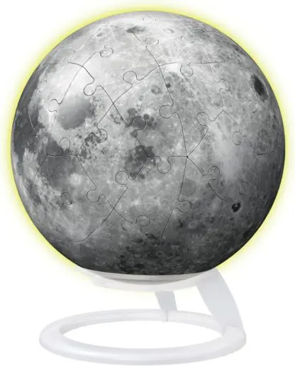 Ravensburger 3D Puzzle Glow in the Dark Moon (72 pieces) - Image 3