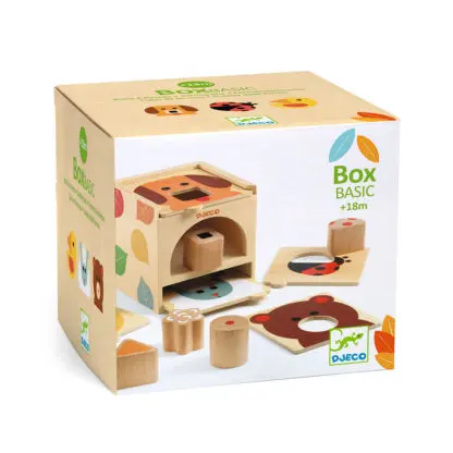 Djeco Ξύλινο Παιχνίδι Αντιστοίχισης Σχημάτων "BoxBasic" - Image 2