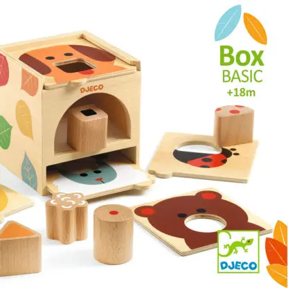 Djeco Ξύλινο Παιχνίδι Αντιστοίχισης Σχημάτων "BoxBasic" - Image 3