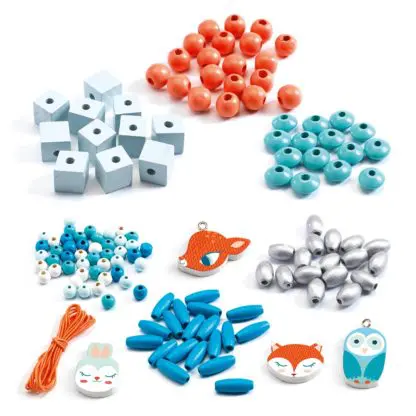 Djeco Beads and Jewellery Wooden beads, Small animals - Image 3