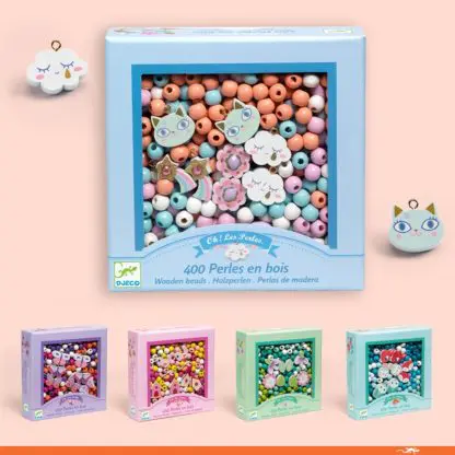 Djeco Beads and Jewellery Wooden beads, Small animals - Image 5