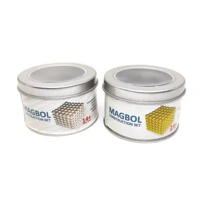 Magbol diameter 5mm Magnetic Cube (Gold color) - Image 4