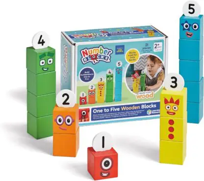 Numberblocks® One to Five Wooden Blocks