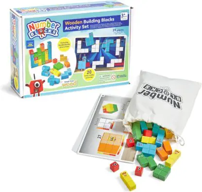 Numberblocks® Wooden Building Blocks Activity Set