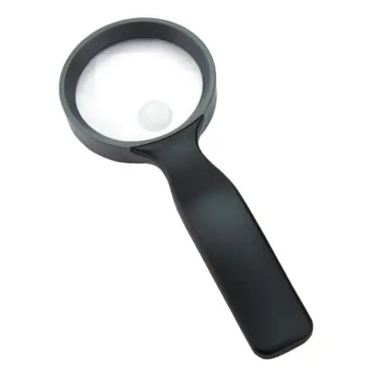 JS HandHeld™ Series 3.0-inch 2.5x Lens with 5x Spot Lens Rimmed Magnifier