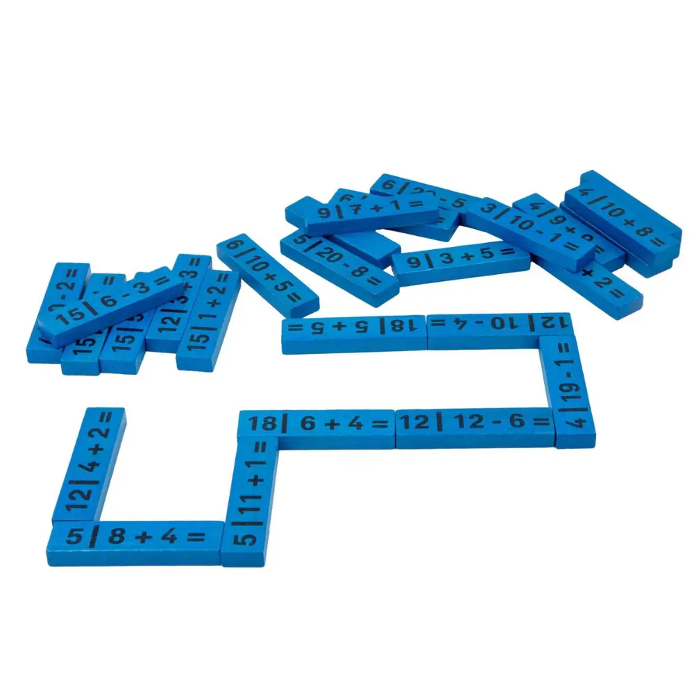 Ebert Ντόμινο σε Ξύλινη Κασετίνα "Αριθμητικές πράξεις μέχρι το 20" - Image 4