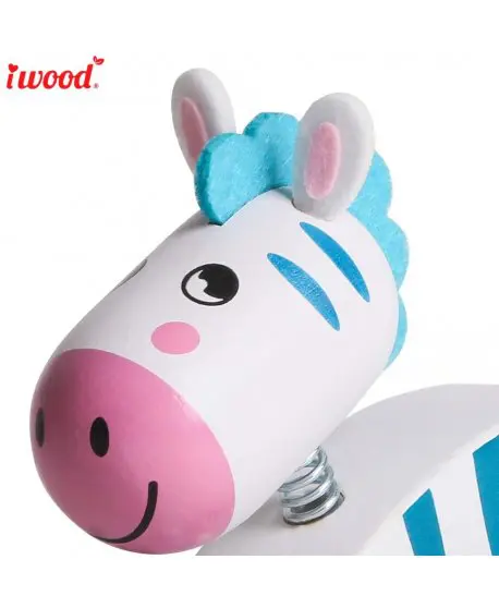 iWood – Pull Along Zebra - Image 3