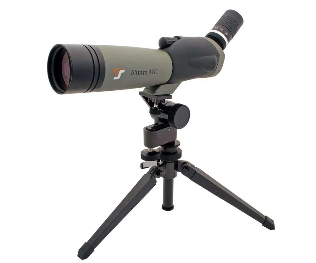 TS-Optics Zoom Spotting Scope 18-54 x 55 mm Aperture with Tabletop Tripod - Image 6