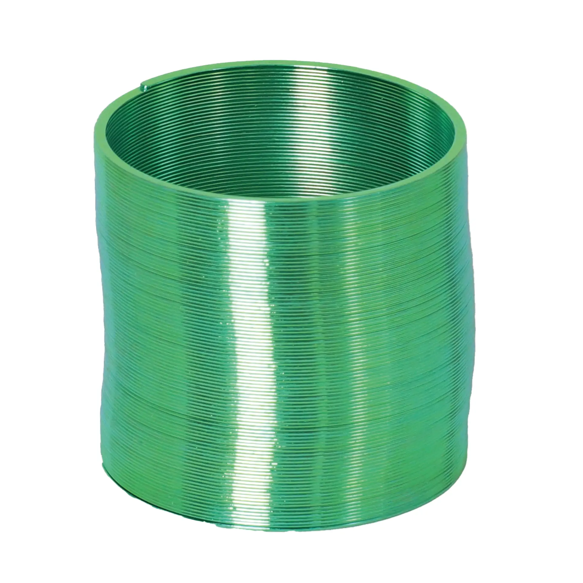 Mini metal magic spring in green; supplied colour may vary
