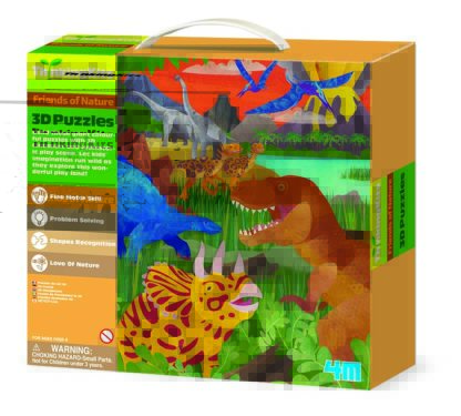 3D Puzzle - Dinosaurs