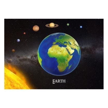 Card Post 3D Earth
