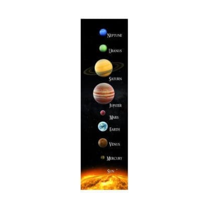 Bookmark 3D 21 cm. Solar System