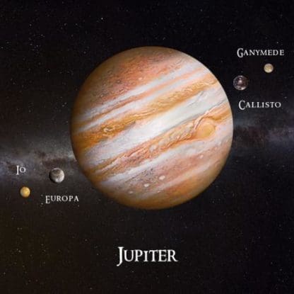 Magnet Square 3D Jupiter