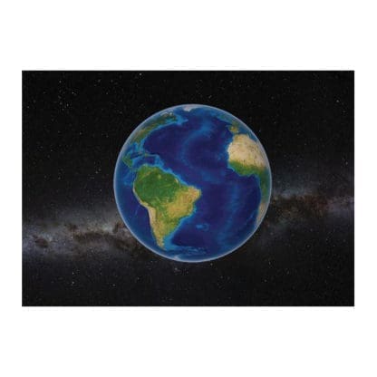 Card Post 3D Earth in Motion