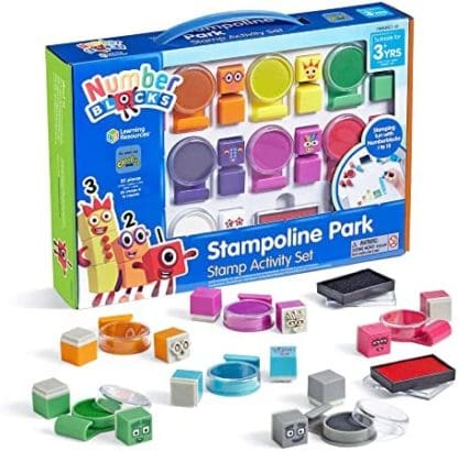 Numberblocks Stampoline Park Stamp Activity Set