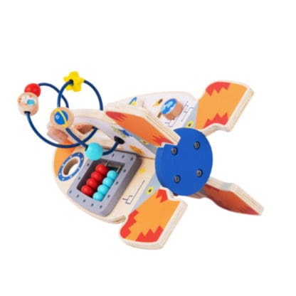 Multi-Activity Wooden Rocket - Image 3