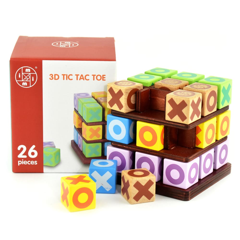 3D Tic Tac Toe: Game Puzzle Book, 3D Tic Tac Toe (Over 350 Puzzles) A Twist  on The Traditional Game, For Kids and Adults!